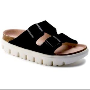 Papillio Black Chucky suede by Birkenstock